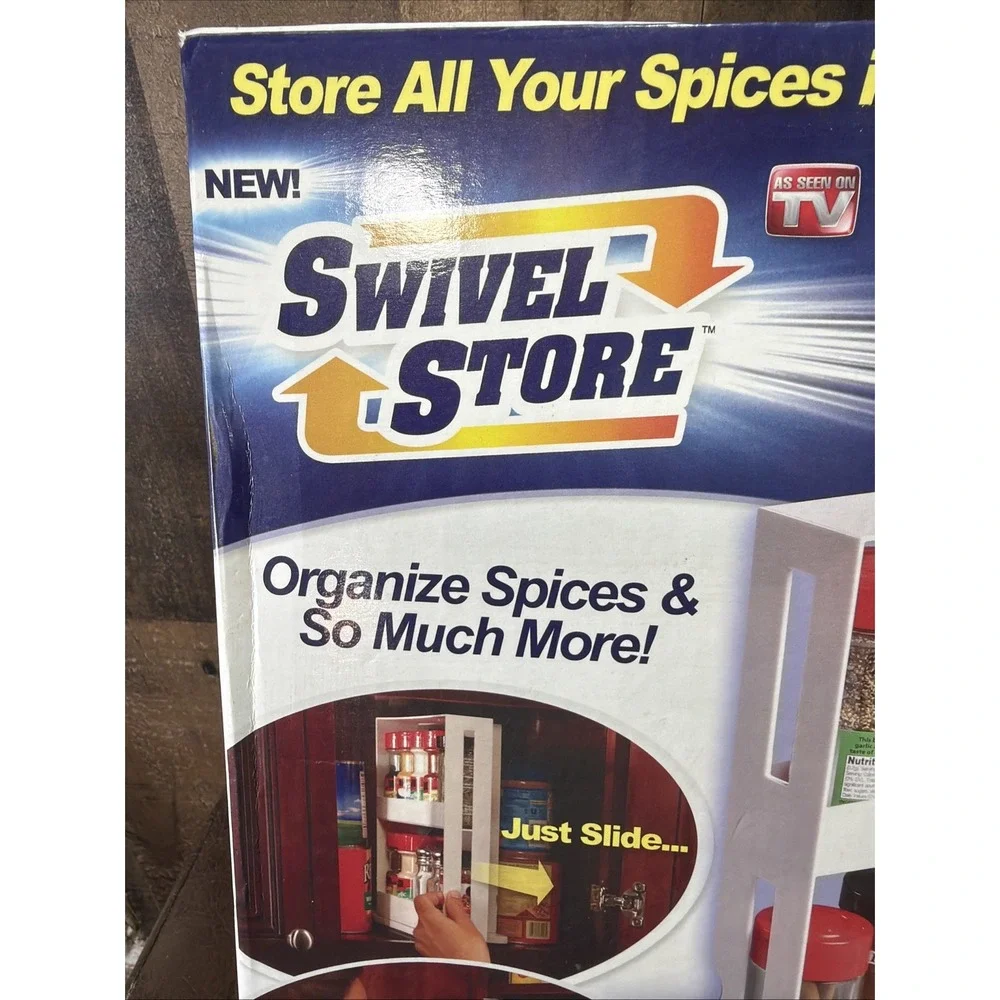Brand New Swivel Store Organizer Spice Rack Storage System As Seen on TV!!